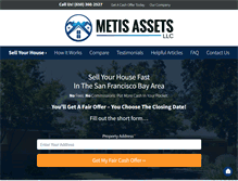 Tablet Screenshot of metisassets.com